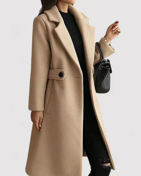 Nova | Tailored Wool Buttoned Coat