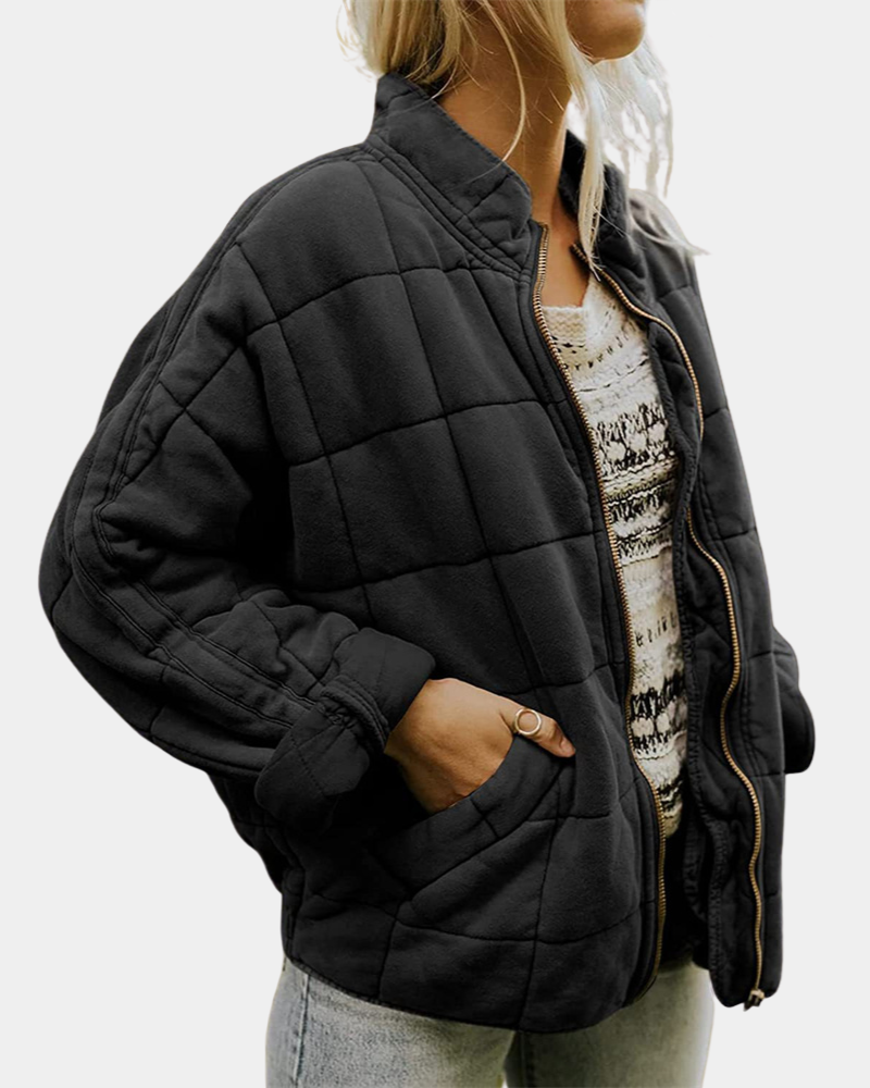 Tessa | Quilted Zip-Up Casual Jacket for Women