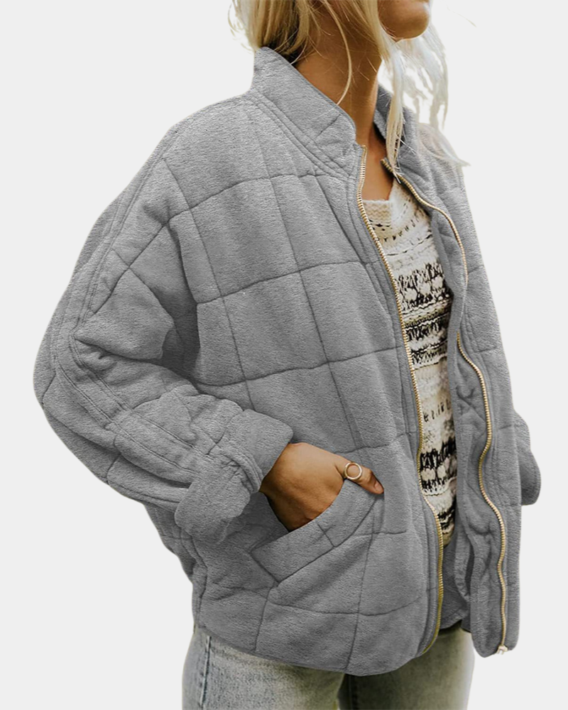 Tessa | Quilted Zip-Up Casual Jacket for Women