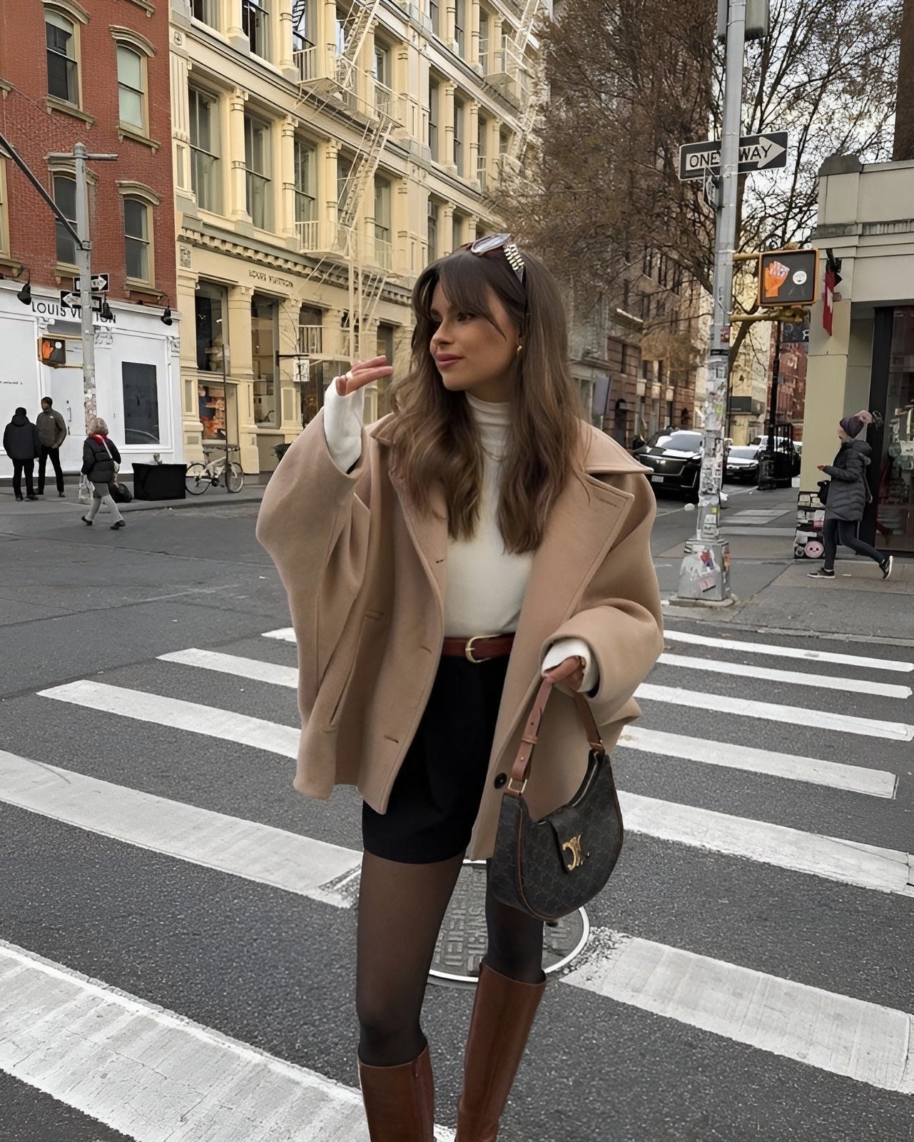 Lila | Oversized Double-Breasted Tailored Coat for Women
