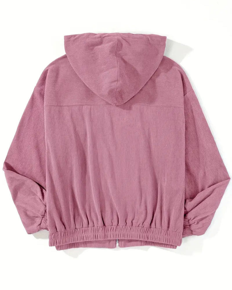 Romy | Lightweight Corduroy Zip Jacket for Women