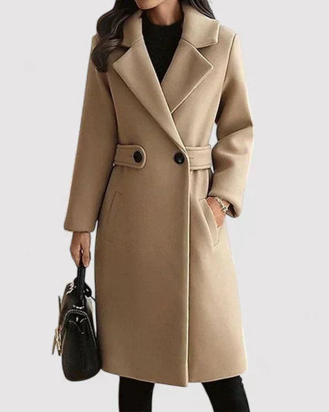 Nova | Tailored Wool Buttoned Coat