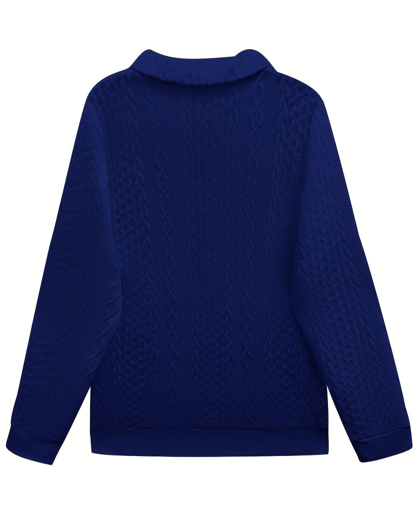 Aria | Cable-Knit Quarter-Zip Sweatshirt