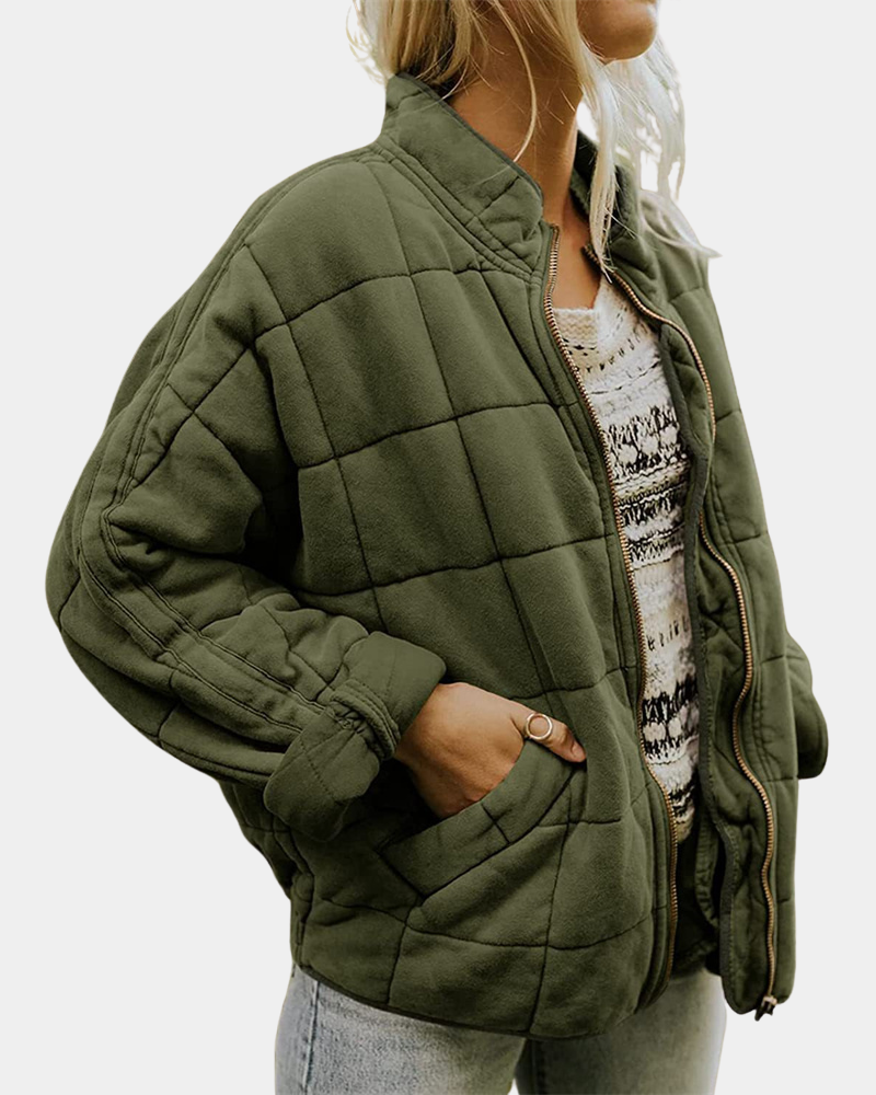 Tessa | Quilted Zip-Up Casual Jacket for Women