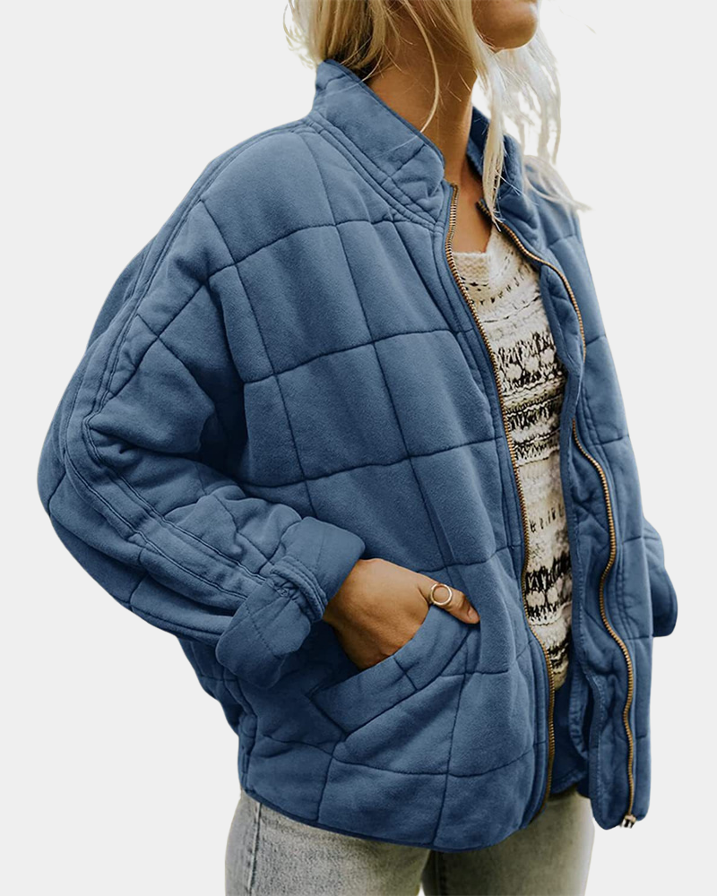 Tessa | Quilted Zip-Up Casual Jacket for Women