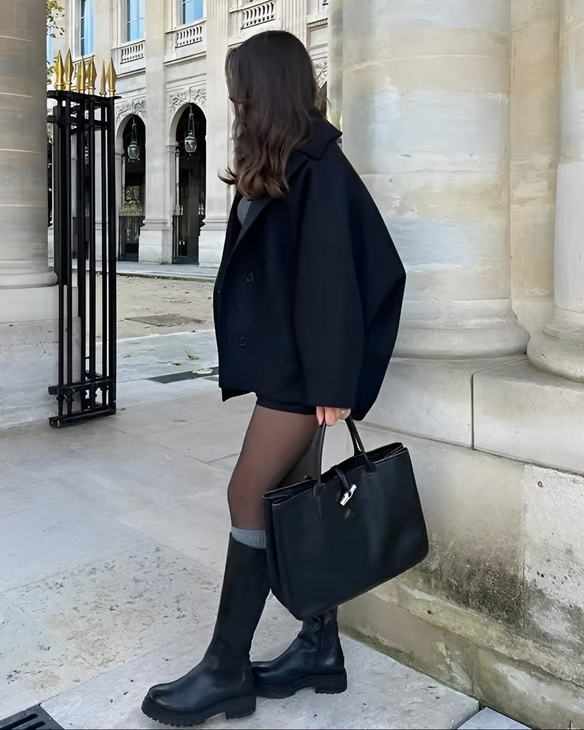 Lila | Oversized Double-Breasted Tailored Coat for Women