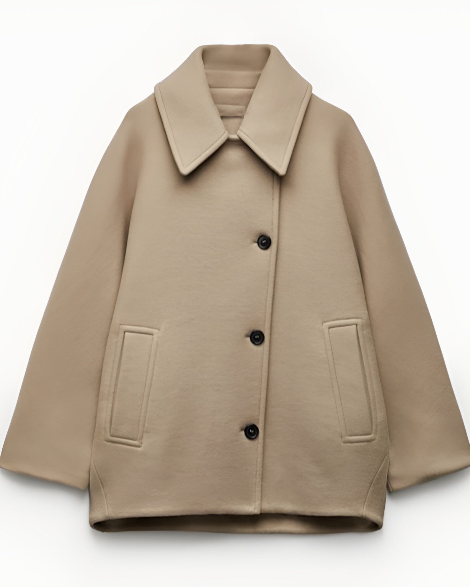 Lila | Oversized Double-Breasted Tailored Coat for Women