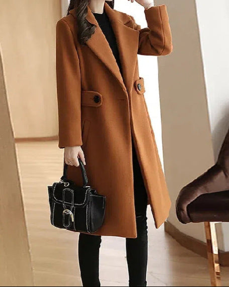 Nova | Tailored Wool Buttoned Coat