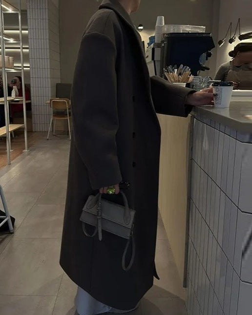 Jade | Oversized Double-Breasted Relaxed Coat for Women