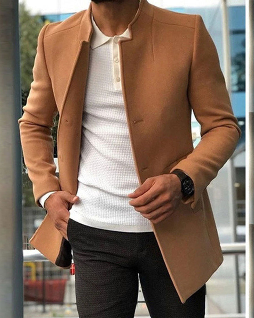 Mateo | Classic Long Sleeve Tailored Jacket for Men