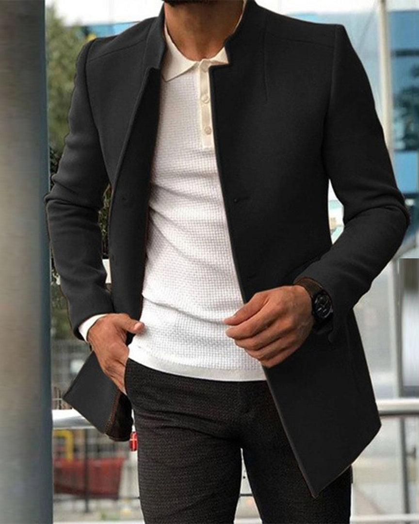 Mateo | Classic Long Sleeve Tailored Jacket for Men