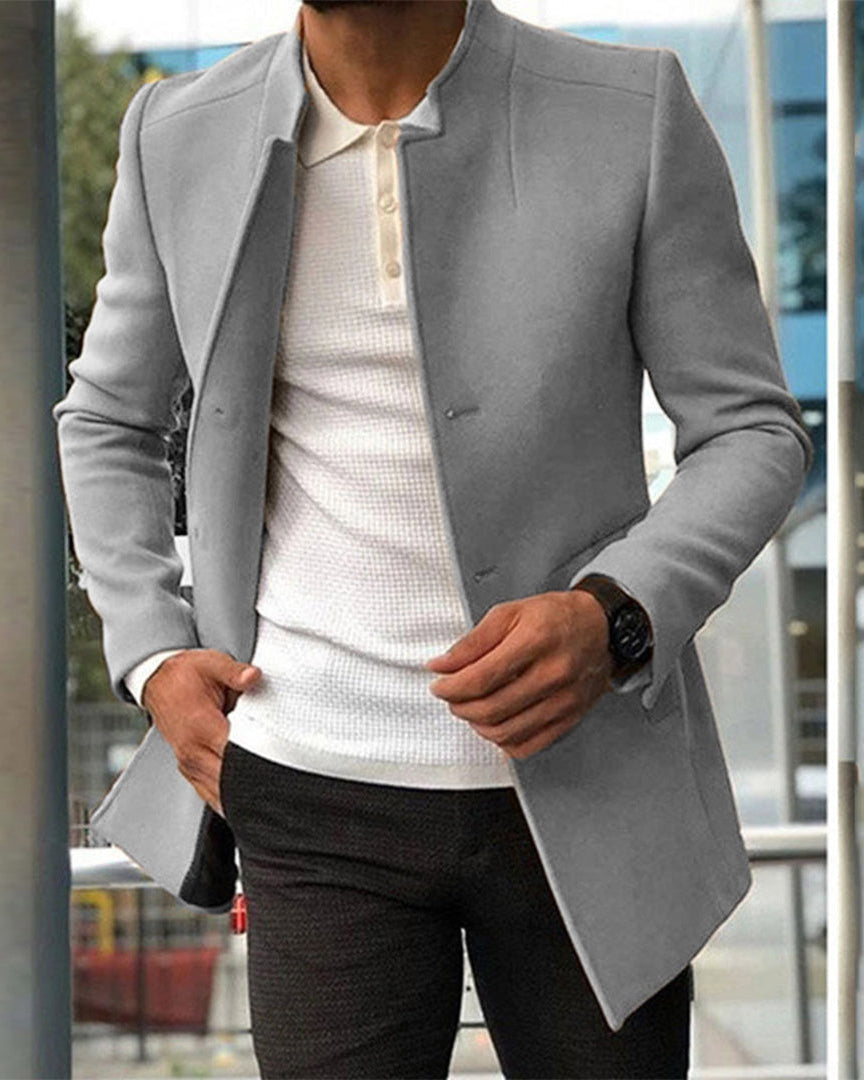 Mateo | Classic Long Sleeve Tailored Jacket for Men