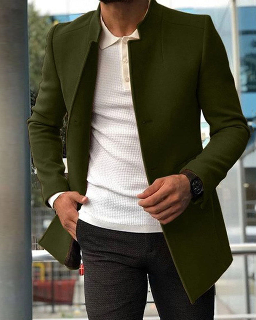 Mateo | Classic Long Sleeve Tailored Jacket for Men